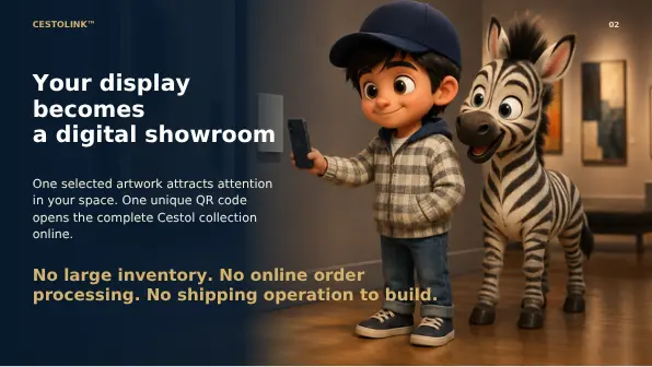 Digital showroom explanation for ART BLVD