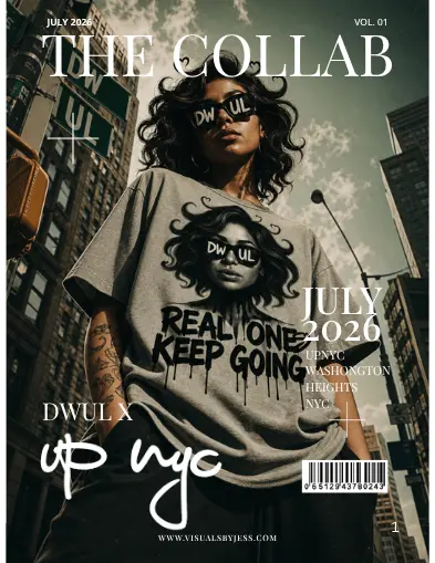 DWUL x UP NYC collaboration magazine cover