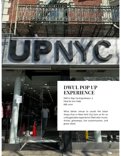 DWUL pop-up experience concept at UP NYC